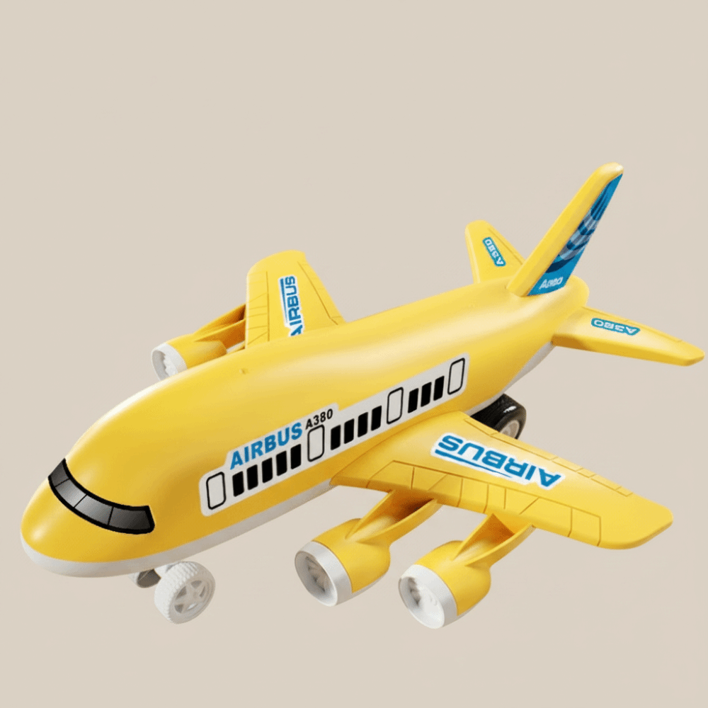 Model Airplane Plastic - Ударопрочная большая инерционная модель самолета, пластиковая