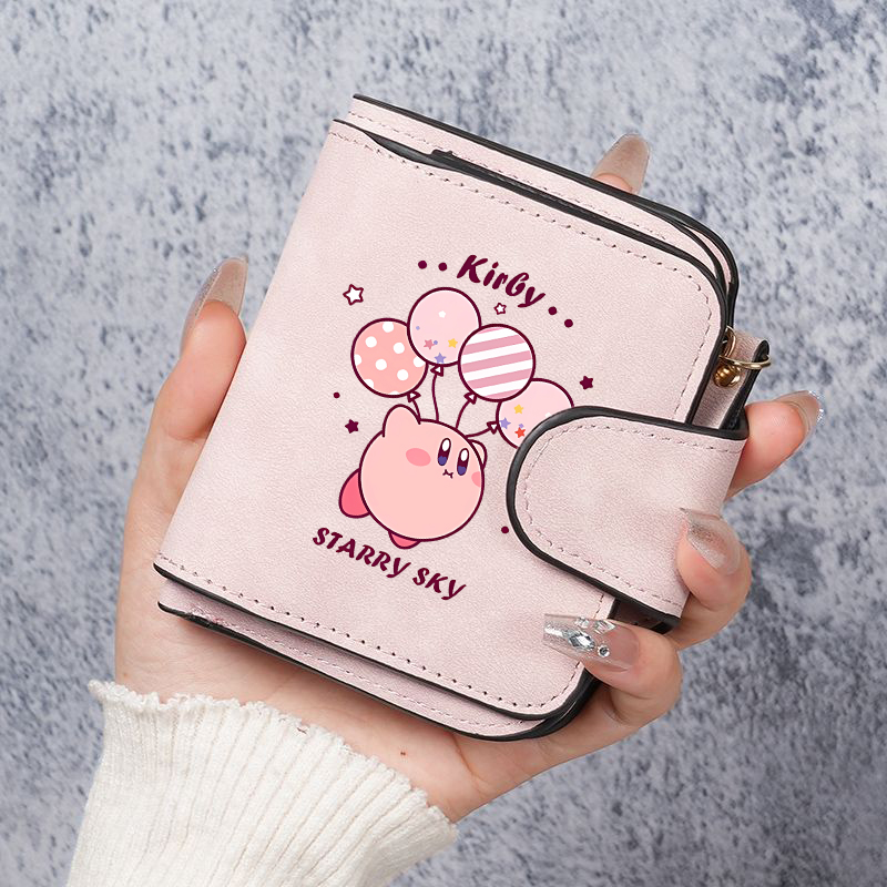Card Top Loader - Кошелек Kirbys, короткий женский складной кошелек,