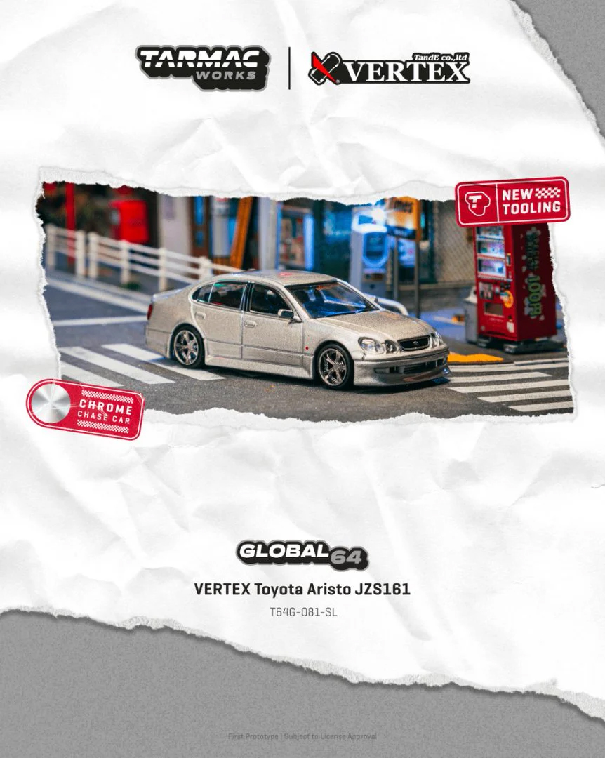 Die Cast Car 1 64 - Модель автомобиля Tarmac Works 1:64 VERTEX