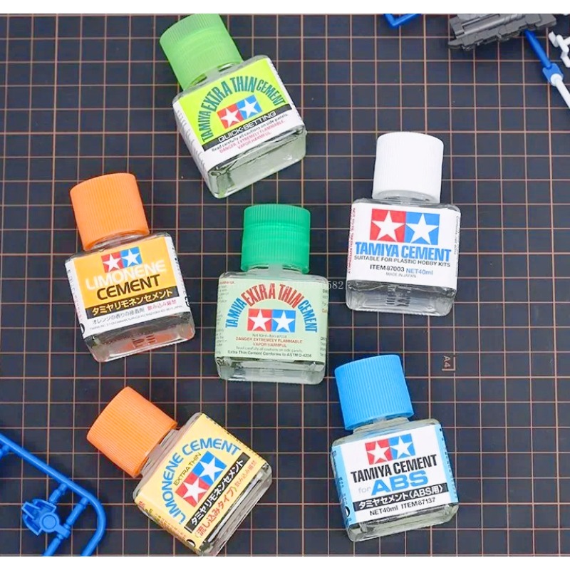 Tamiya Model Paint Set - Клей для моделей 40 мл 87003/87038/87134/87182,