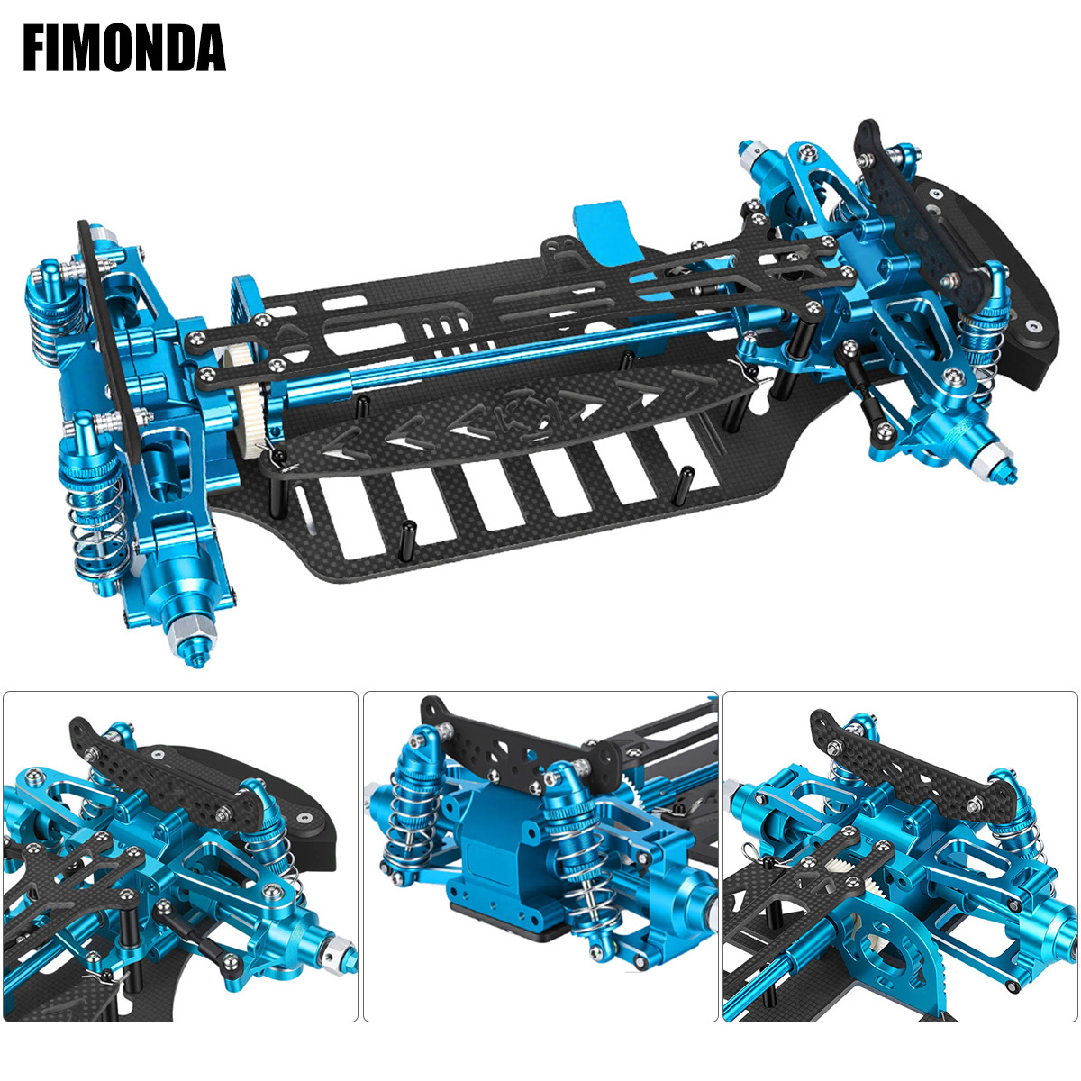 Tamiya Model Rc Car - Комплект шасси из алюминия и карбона