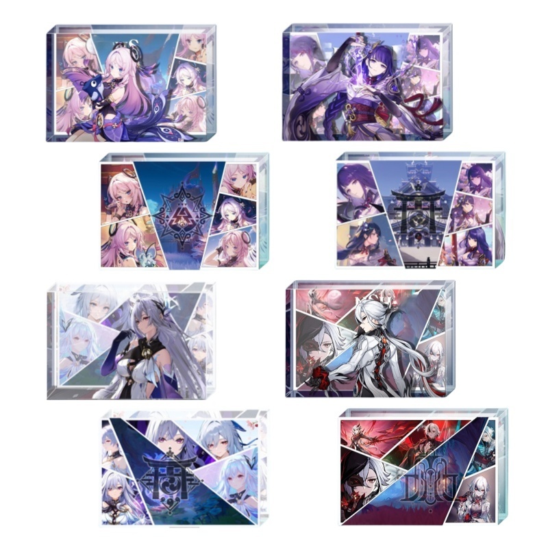 Figma Stand Set - Фигурка кирпича Genshin Impact Card Skirk
