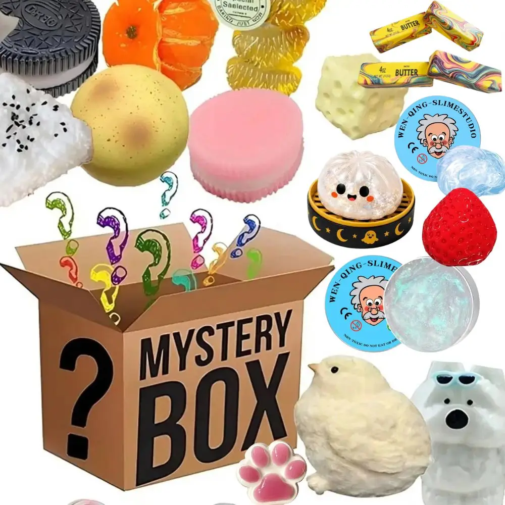 Mystery Box Blind Bag - Популярный сюрприз-бокс: милый сквиши-мотчи в виде