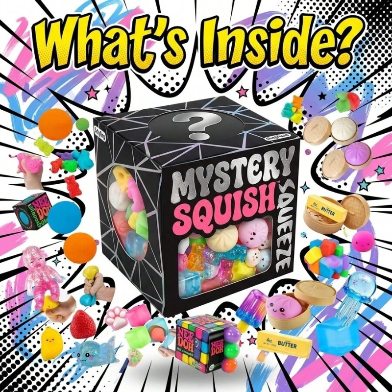 Mystery Box Blind Bag - Забавный набор мягких игрушек-сюрпризов, случайные игрушки-антистресс,