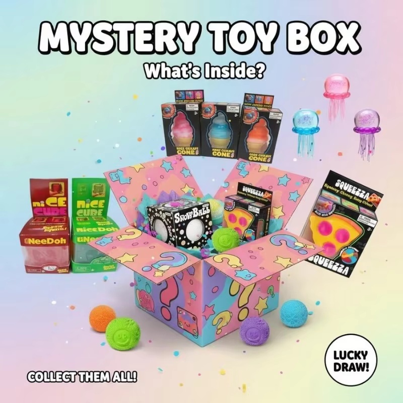 Набор милых игрушек-антистресс – обзор и цена Mystery Box Blind Bag