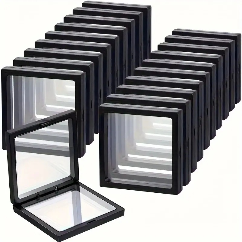 20 шт. Clearview 3D плавающие  – обзор и цена Display Case Acrylic
